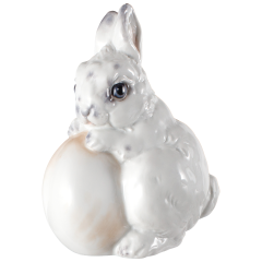 Hase Polly, Bunt staffiert, leicht, H 11 cm