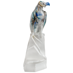 Bartgeier, Blau staffiert