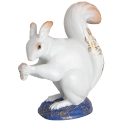 Eichhörnchen, Goldener Akanthus, H 10,5 cm