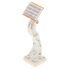 Monkey Orchestra Music Stand, Vintage, coloured, with gold, H 9 cm