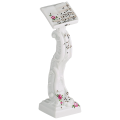 Monkey Orchestra Music Stand, desk with roses and notes, H 9 cm