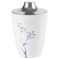 Vase, Form "MEISSEN® Cosmopolitan", Blue Orchid Platinum, H 18 cm
