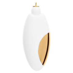 Ellipse, golden Dot, H 9,5 cm