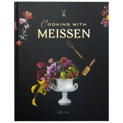 Cookbook, "Cooking with MEISSEN", english, 27,3 x 21,5 cm