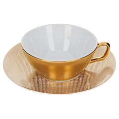 Teetasse, Form "MEISSEN® Cosmopolitan", Mesh, gold, V 0,2 l