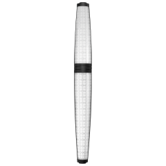 MEISSEN® Porzellan Mascara Rollerball, Geometric weiß, H 18,5 cm