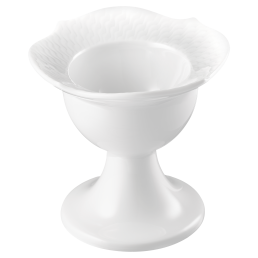 Egg cup, Shape "Waves Relief", H 7 cm
