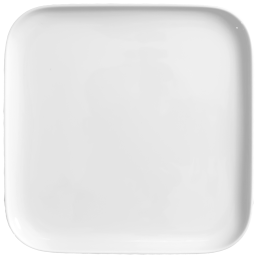 Brotteller, Form "Nova", Weiß, 16 x 16 cm