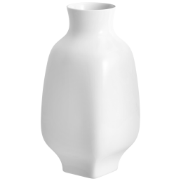 Vase Nova, Weiß, H 51 cm