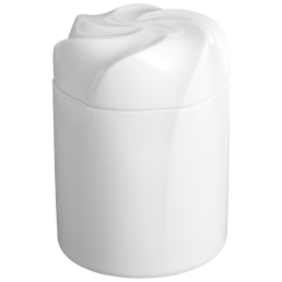 Dose, "Twist", Weiß, Ø 10 cm