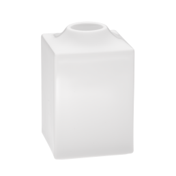 Kerzenhalter, mittel, Form "MEISSEN® Cosmopolitan", Weiß, H 8,5 cm