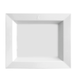 Vide-poche Reliefschwert, Weiß, L 21 cm