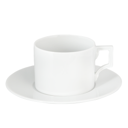 Kaffeetasse, Reliefschwert, Form "Berlin", Weiß, V 0,15 l