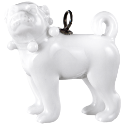 Hund Mopsanhänger, 3,4 x 3,5 cm