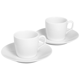 Espresso-Set, 4-tlg., Form "MEISSEN® Cosmopolitan", Weiß
