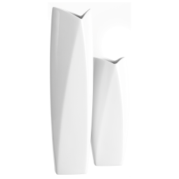 Home-Deco-Set, 2-tlg., "Fabula", Vasen, Weiß
