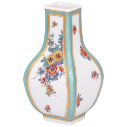 Vase Blüten- und Astmotiv, Lim. 75, H 13 cm