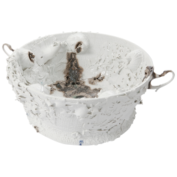 Schale "Small bowl..", Unikat Arlene Shechet, L 48 cm