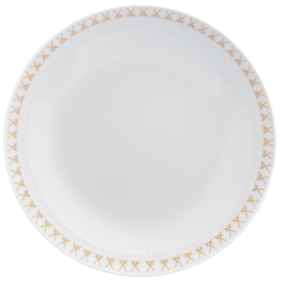 Salat- & Pastateller, Form "No 41", Swords Luxury Gold, Schwerterkante, Ø 22,5 cm