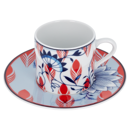 Espressotasse, "Meissen Collage","Bloomy Feathers", V 0,05 l