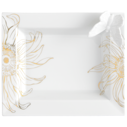 Vide-Poche, "Butterfly Collection", small, "Giant Bloom Gold", 16 x 13,5 cm
