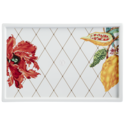 Platte, Form "MEISSEN® Cosmopolitan", "Sweet Exotics", 28 x 18,5 cm