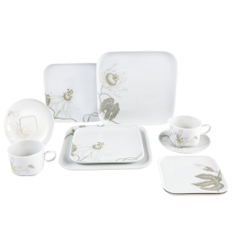 Starter-Set, 10-tlg. für 2 Personen, Form "Nova", Passionsblume