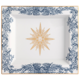 Vide-Poche, large, "Meissen Christmas Star", blue, 21 x 18,5 cm