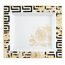 Vide-Poche, groß, "Golden Onion Style", "Royal Meander", 21 x 18,5 cm