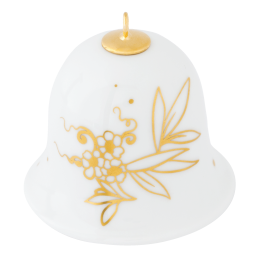 Miniatur-Glocke, "Golden Onion Style", H 5 cm