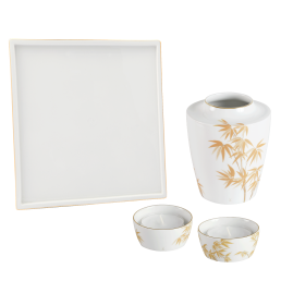 Home deco set 1, 6-pcs, Shape "MEISSEN® Cosmopolitan", "Golden Bamboo"