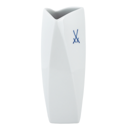 Vase, Markenzeichen Meissen, kobaltblau, H 19 cm