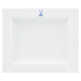 Vide-Poche mittel, Markenzeichen Meissen, kobaltblau, 16 x 13,5 cm