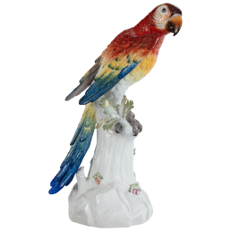 Macaw, Coloured, without gold, H 42 cm