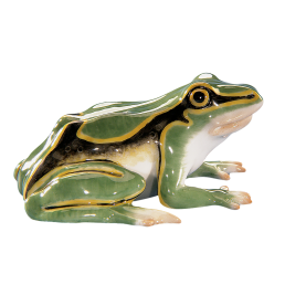 Frosch, Bunt staffiert, 6,5 cm