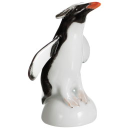 Pinguin Papa, Bunt staffiert, H 6,5 cm
