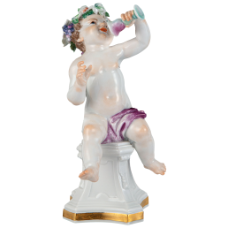 Figur, Allegorien Vier Jahreszeiten, Herbst, Lim. 25, H 13,5 cm