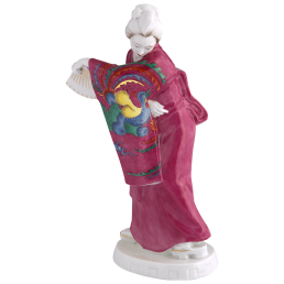 Japanerin mit Fächer, Lim. 15, H 22 cm