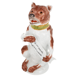 Bär als Pokal "Willkommen", H 26,5 cm