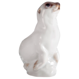 Seehund Tierkind, Bunt staffiert, leicht, H 6 cm