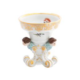 Salzgefäß "Gestreute Blumenzweige", L 8,5 cm