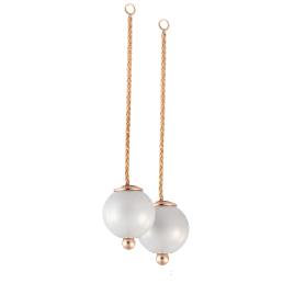 Ergänzung zu Ohrstecker Pearl Collection Pure White, Roségold