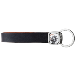 Keyring pendant Ming Dragon Black, 925 sterling silver